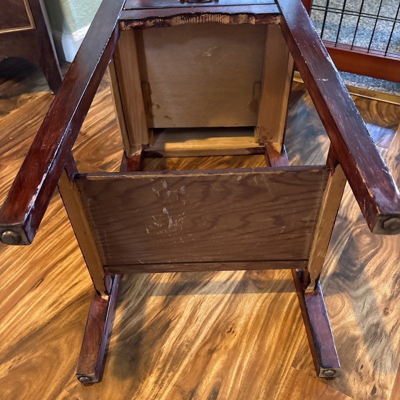 VTG Side Table With Drawer And Shelf gallery