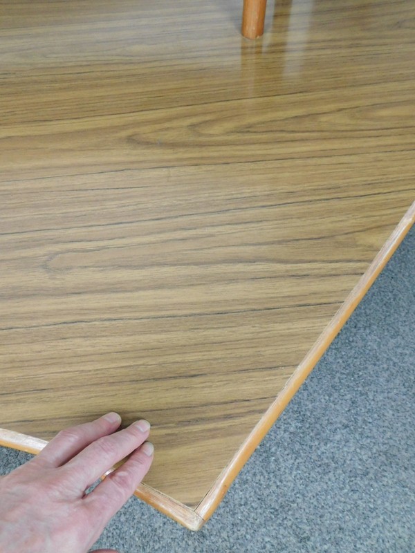 '60s Hollywood Elvis Boomerang Step Coffee Cocktail Bar Table Bamboo Wet Top MCM gallery