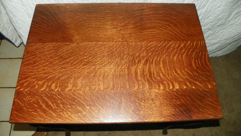 Solid Quartersawn Oak Carved Center Table / Parlor Table (PRT33) gallery