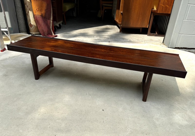 Severin Hansen for Haslev 1960s Danish Square Rosewood Coffee/Side Table gallery