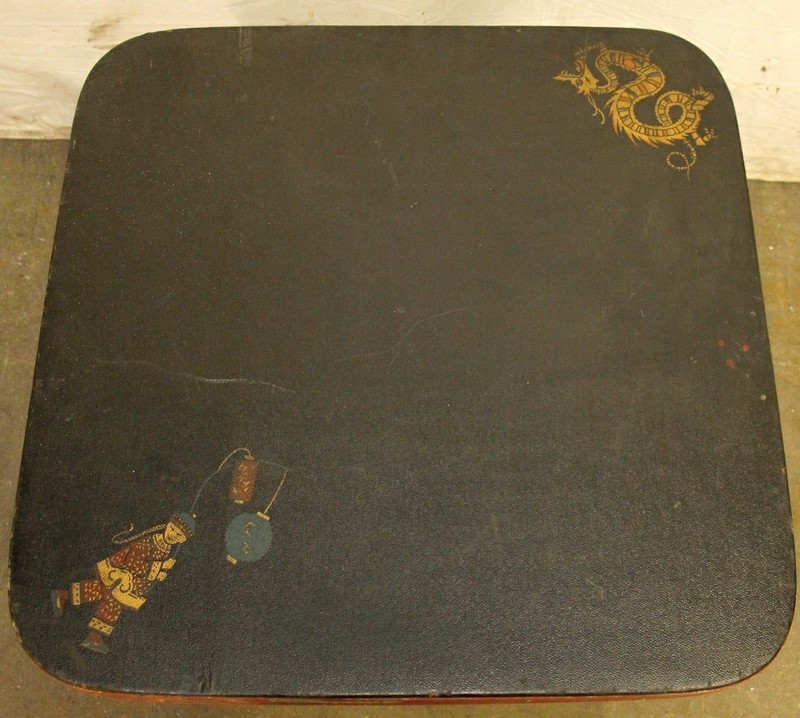 Vintage Chinese Square Folding Card Table gallery