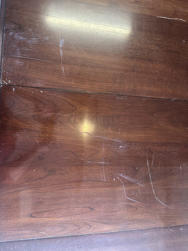 Ethan Allen Solid Cherry Queen Anne Dining Table – Georgian Court Collection gallery