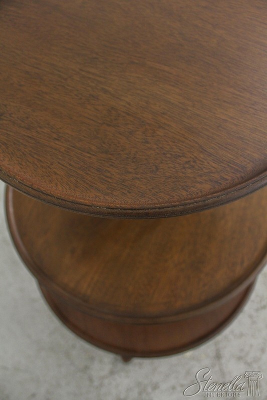 59280EC: KITTINGER Colonial Williamsburg CW-25 3 Revolving Tier Table gallery