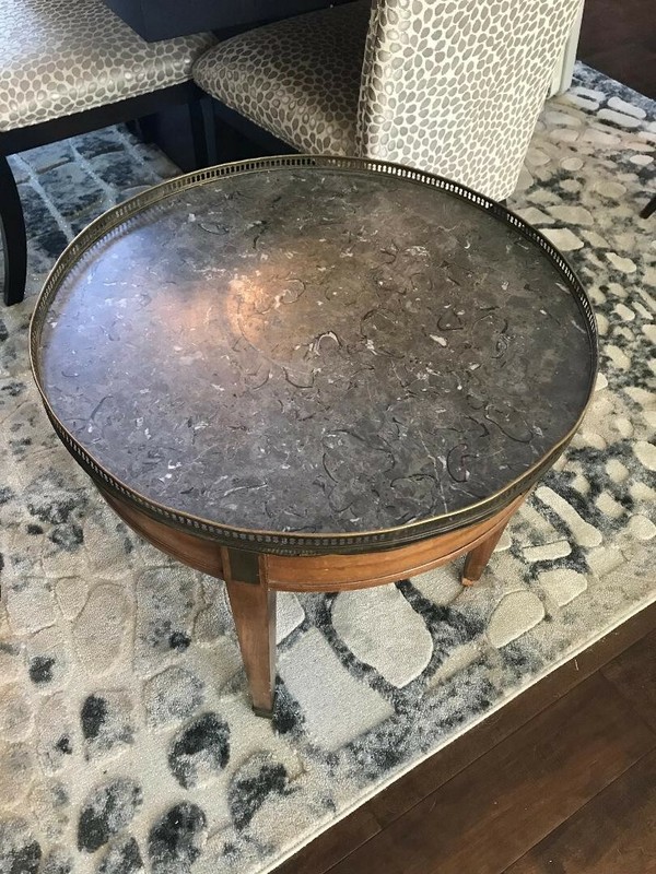 Antique French Accent Side Table 