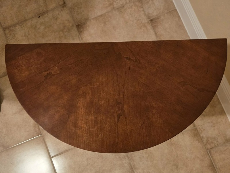 Bombay half moon table unique 1996 beautiful detailed antique gallery