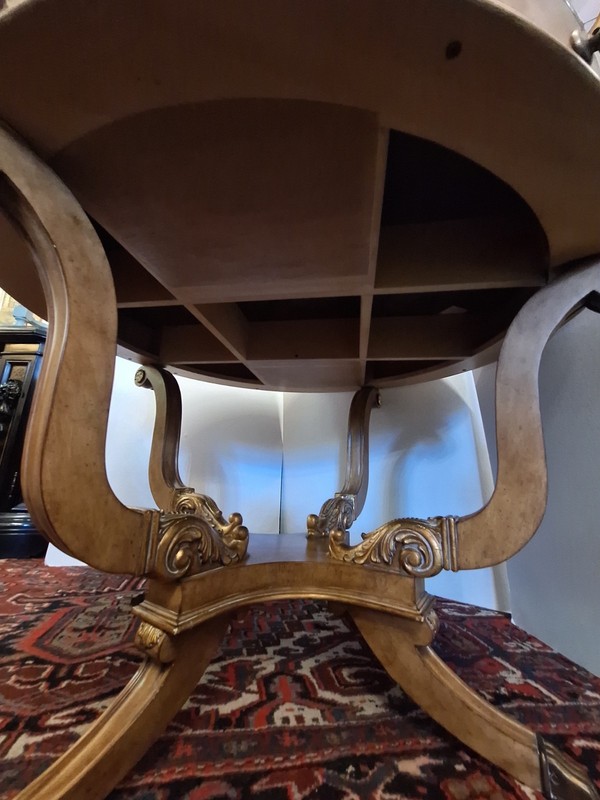 Empire Style Marble Top Century Furniture Co. Center Table gallery