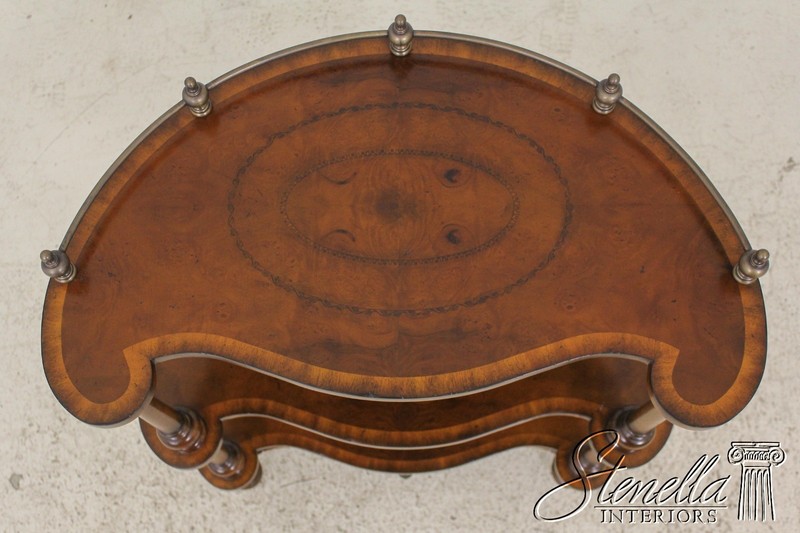 L58343: MAITLAND SMITH Mahogany Regency Style 3 Tier Table gallery