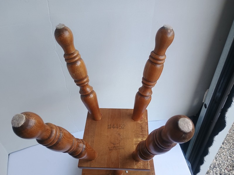 Wood Phone, Plant, Sewing Vintage Art Deco 50's Table telephone stand Made Japan gallery