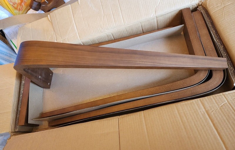 Norman Cherner Authentic Bentwood Dining Table legs gallery