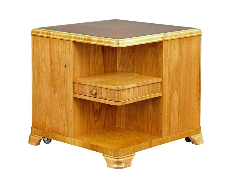 MID 20TH CENTURY SWEDISH ELM COFFEE TABLE gallery