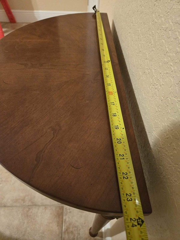 Bombay half moon table unique 1996 beautiful detailed antique gallery