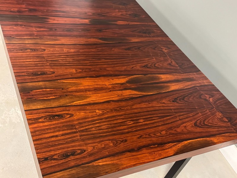 Refinished 104” Rosewood Dining Table by Milo Baughman for Directional gallery