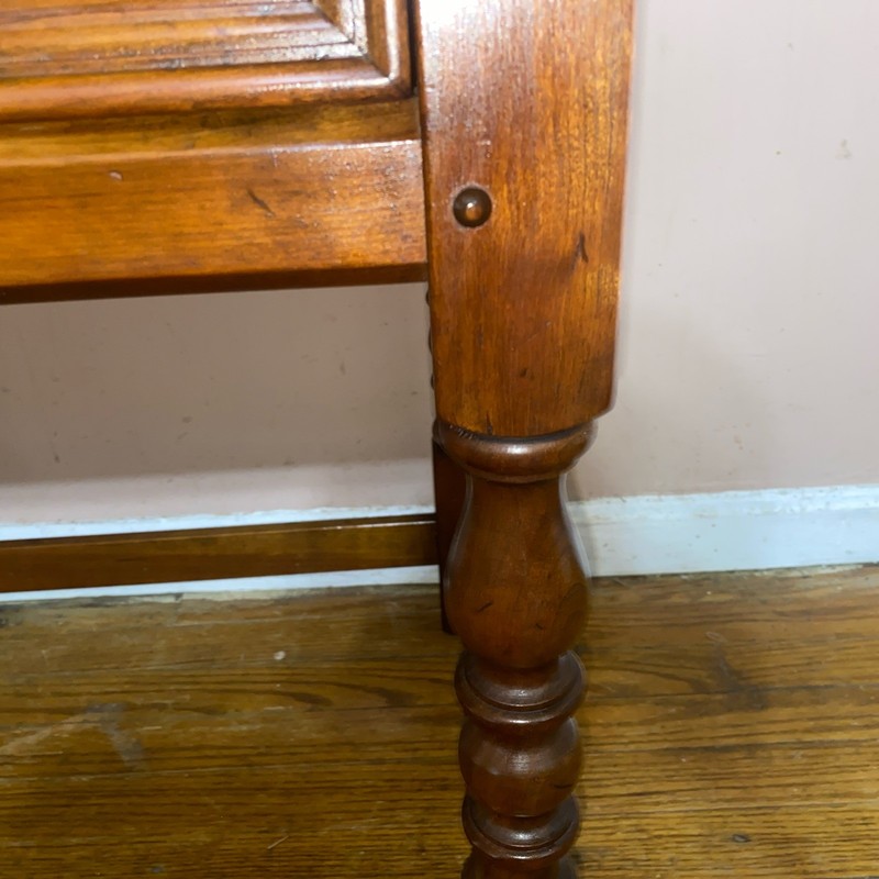 Antique L & J G Leopold Stickley Jacobean Cherry Wood One Drawer End Side Table gallery