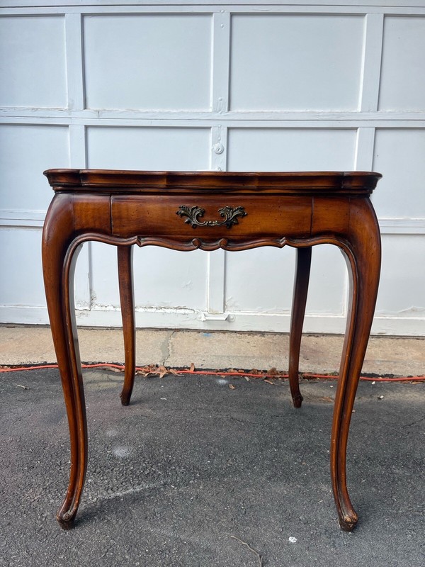 Antique Vintage Ruder New York Queen Anne Style Game Table Excellent Condition