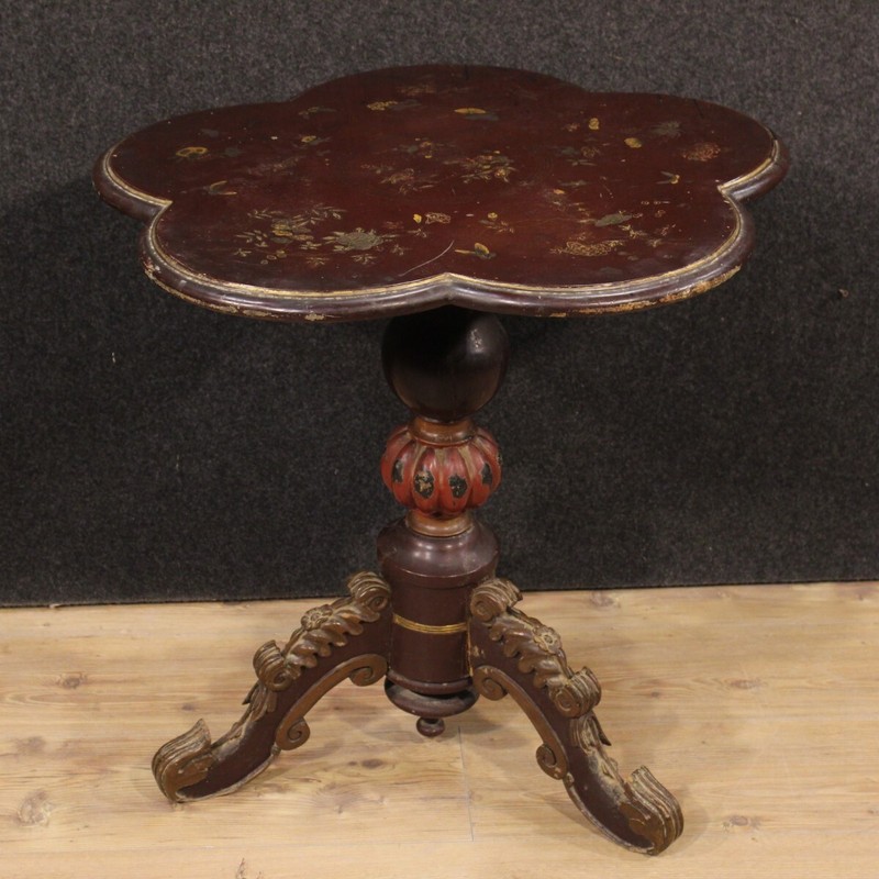 Coffee table coffee table chinoiserie wood varnished old style 20th century