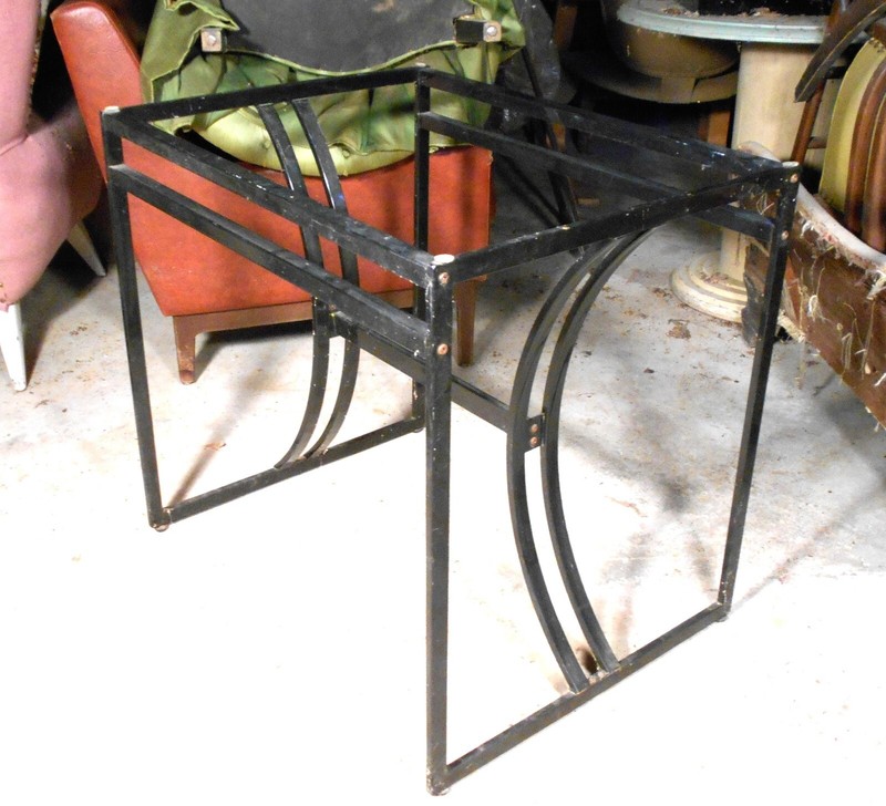 VINTAGE MID CENTURY MODERN METAL DINING TABLE BASE