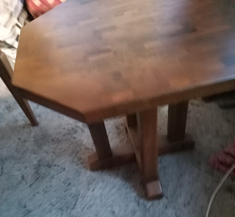 Mid Century Butcher Block End Table / Side Table (RP-ET188) gallery