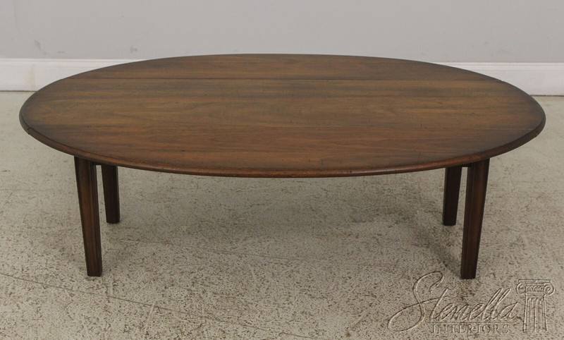 59475EC: KITTINGER T-342 Chippendale Mahogany Drop Leaf Coffee Table gallery