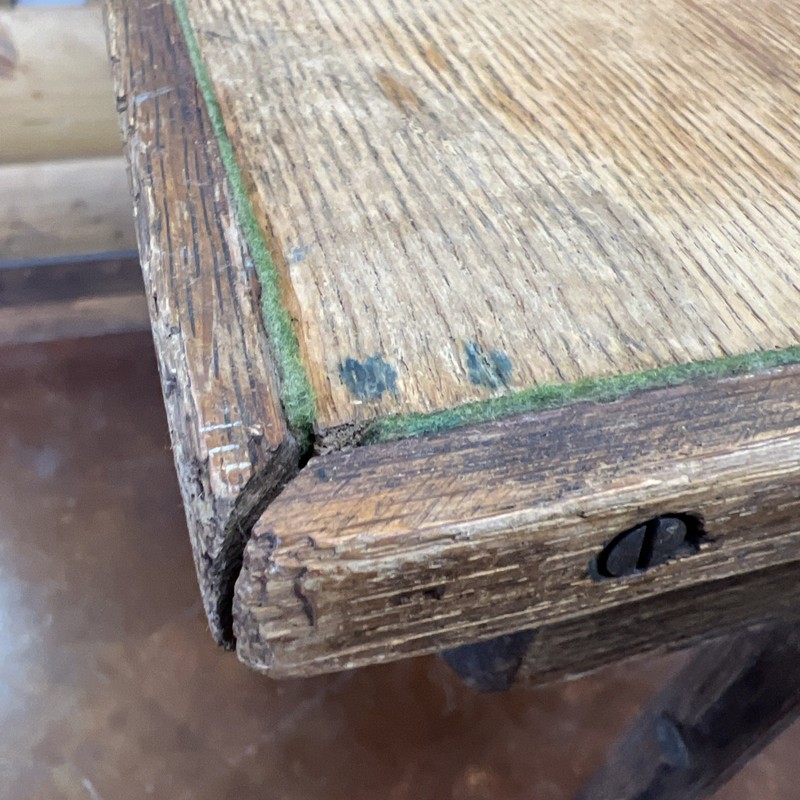 BELDING HALL MFG. Co. Oak Folding Table, Sewing table No. 3 RARE gallery
