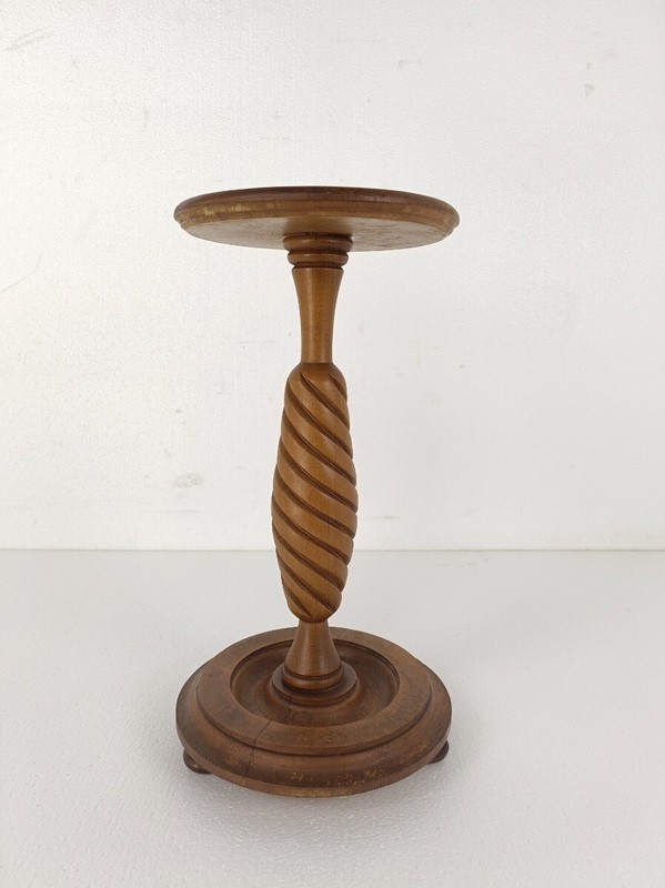 Wooden Twisted Stem Side Wine Display Table Pedestal Plant Bonsai Flower Stand gallery