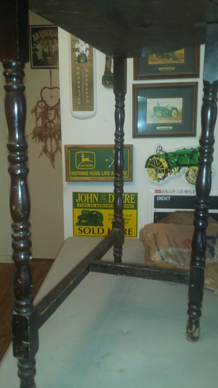 Antique Table with Spindle Legs. Local Pickup gallery