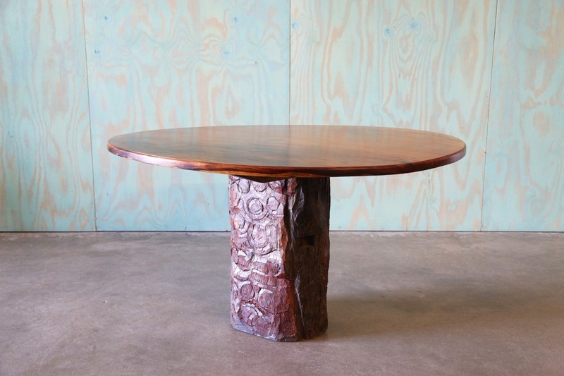 Custom Rosewood Dining / Center Table Tucker Robbins 15th C./2005