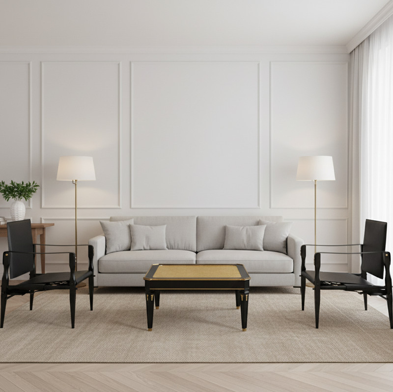 French Hollywood Regency Low Table by Maison Jansen ca. 1970 gallery