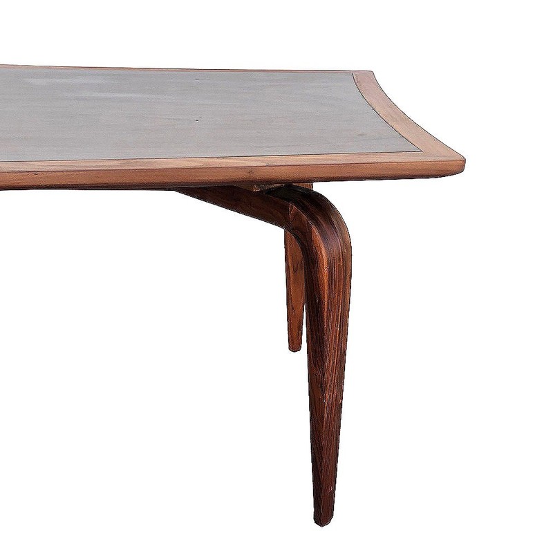 Mid-Century Walnut Dining Table by Maurice Bailey for Monteverdi Young gallery