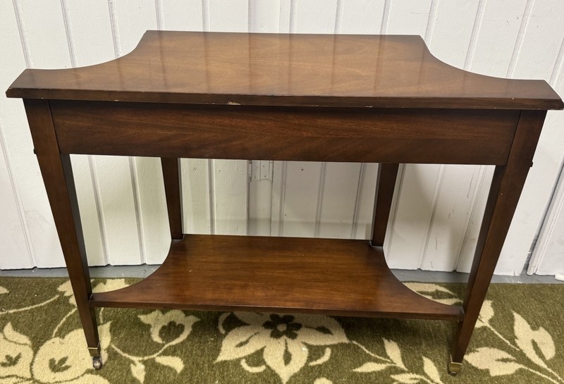 Antique Columbia Manufacturing Inc Inlaid Console Table gallery