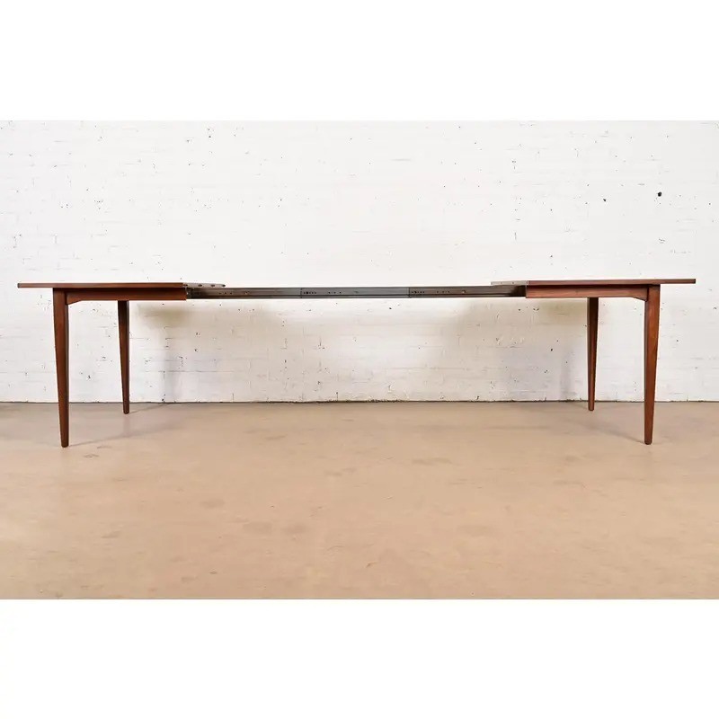 Kipp Stewart for Drexel Declaration Extension Dining Table, Newly Refinished gallery