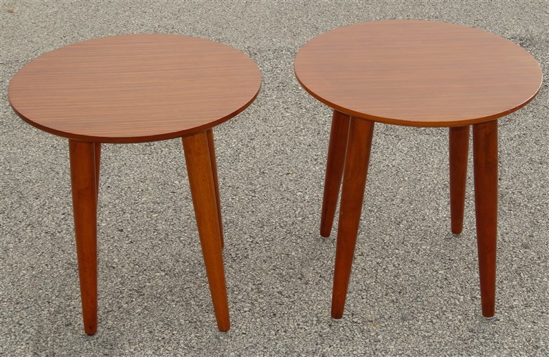 Mid-Century Style Side Cocktail TABLES * Screw in Legs