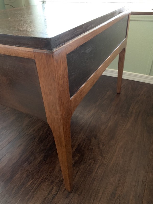 Vintage 1967 MCM Lane Rhythm Walnut End Table Nightstand w Drawer model 997-02 gallery