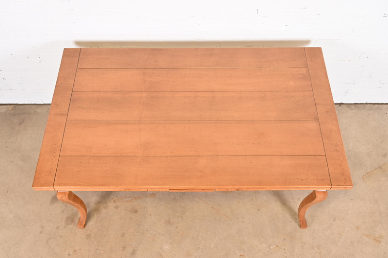 Baker Furniture Italian Provincial Maple Harvest Farm Table, Newly Refinished gallery