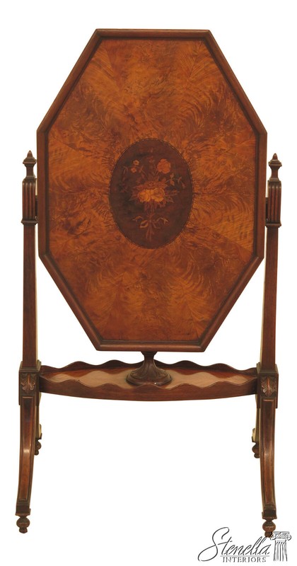 LF47127EC: Vintage 1920’s Inlaid Satinwood & Walnut Tilt Top Table