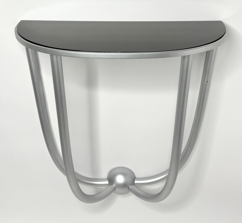 Vintage Antique American Art Deco Wall Hanging Console Table