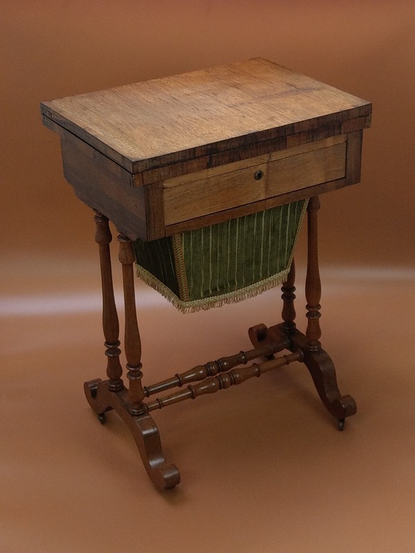 Antique Game Table Chess, Backgammon, Cribbage gallery