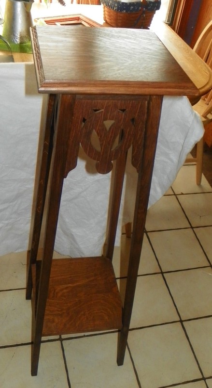 Solid Quartersawn Oak Mission Plant Stand (PS-231) gallery