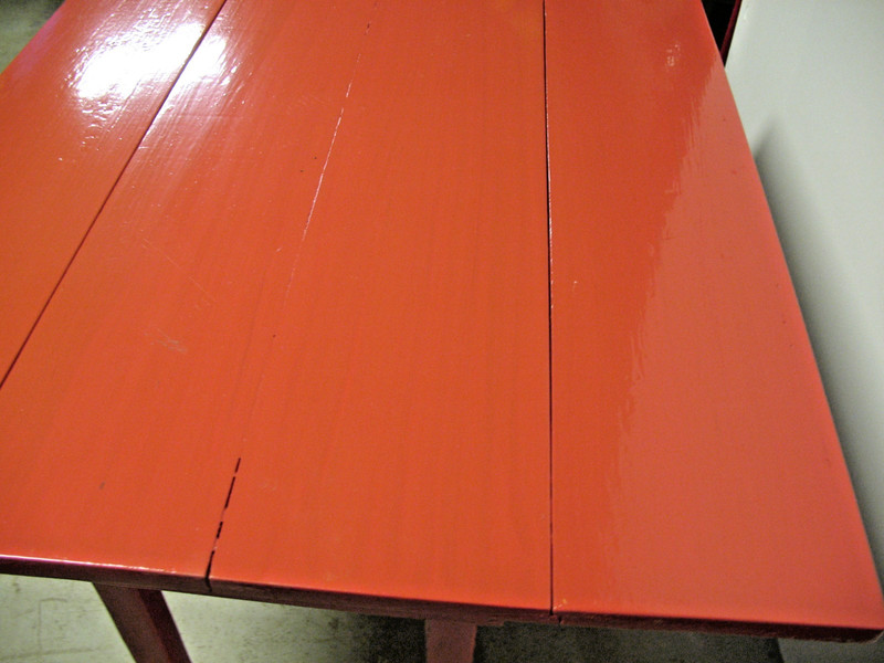 PRIMITIVE FARMHOUSE DROP LEAF KITCHEN TABLE & CHAIRS PAINTED ALKYD FINISH gallery