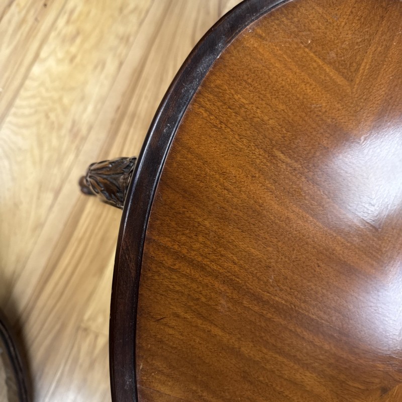 Hand carved Tea Table with Removable Glass Top Tea Tray gallery