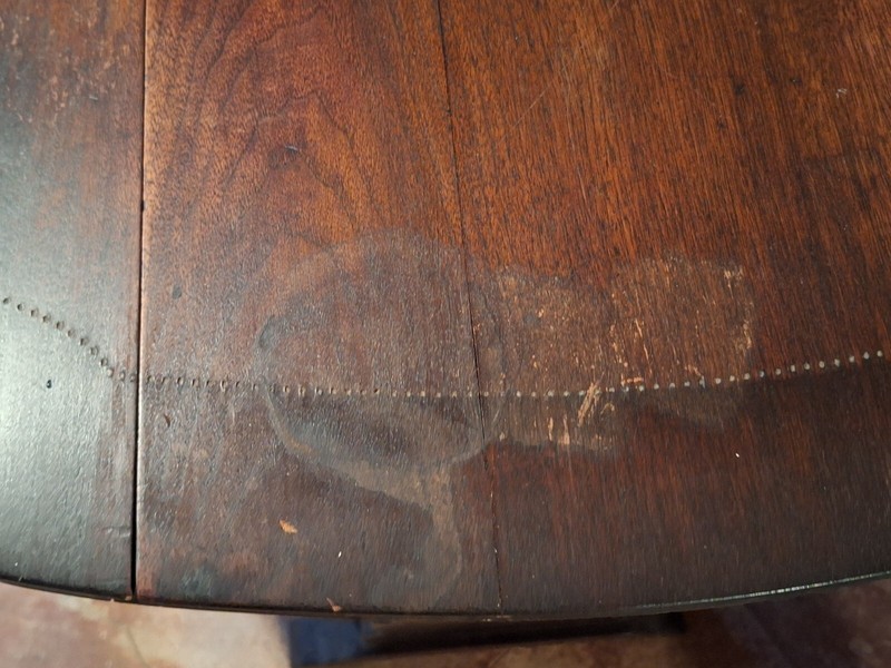 Antique Berkey & Gay Drop Leaf Table Span-Umbrian Decorative Drill Pattern gallery