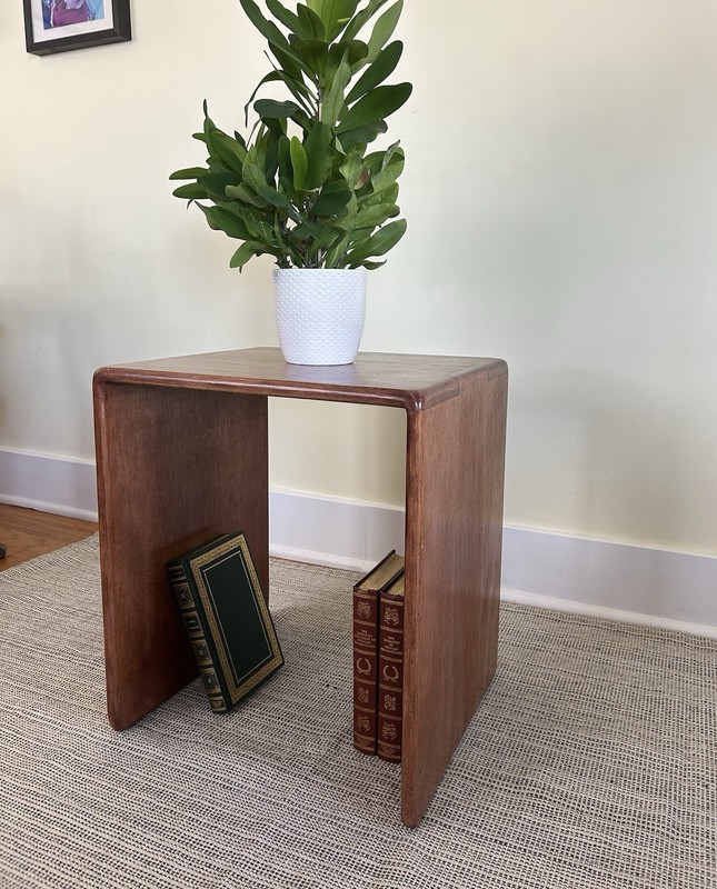 Gerald McCabe Mid-Century Modern Cube Side Table – Rare Designer Vintage (1970s)
