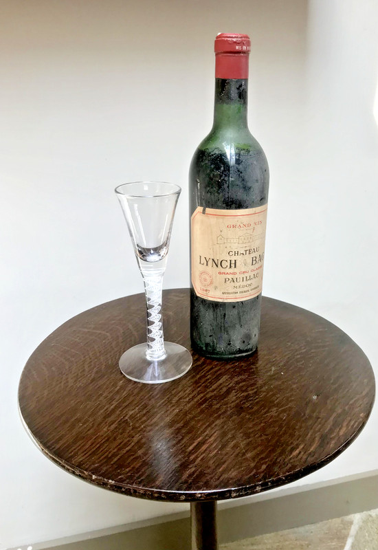 Antique Oak Candlestand or Wine Table, 1740-1810, English gallery