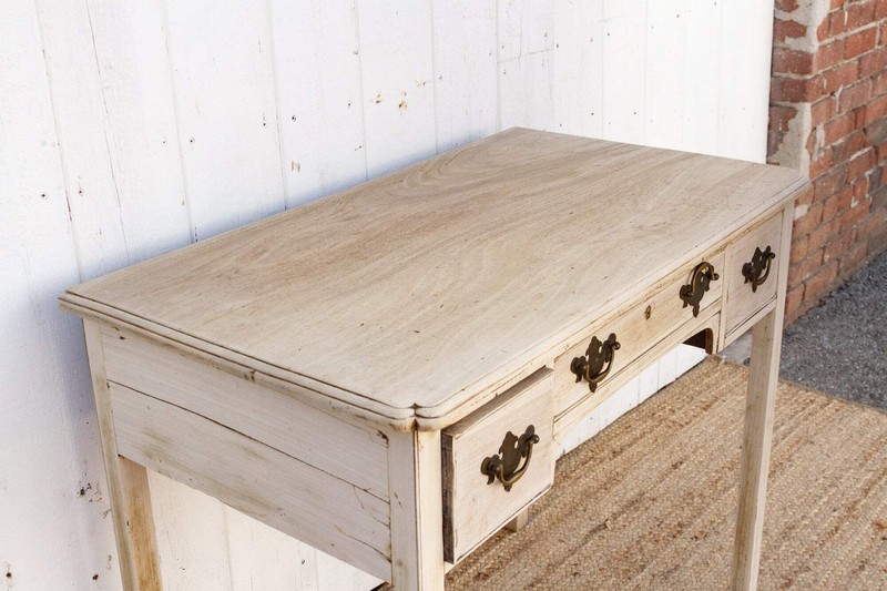 Antique Bleached English Lowboy Side Table gallery