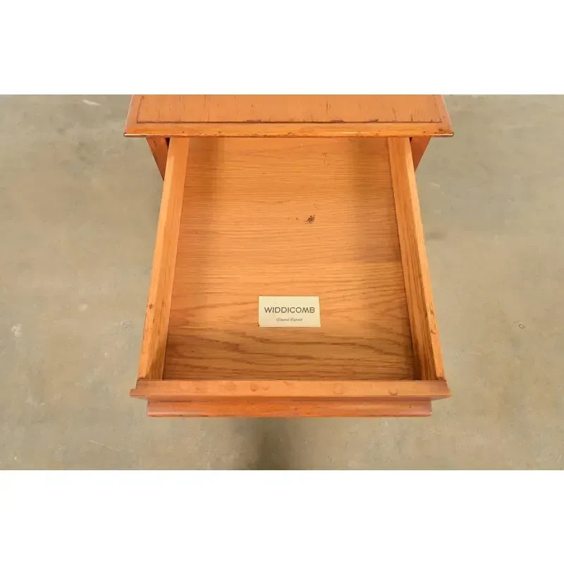 T. H. Robsjohn-Gibbings for Widdicomb Walnut Nightstand or Side Table, 1950s gallery