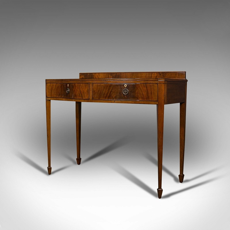 Antique Side Table, English, Mahogany, Buffet, Server, Hamptons, Edwardian, 1910 gallery