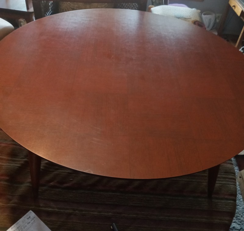 Mid Century Mahogany Formica Top Coffee Table (CT-90) gallery