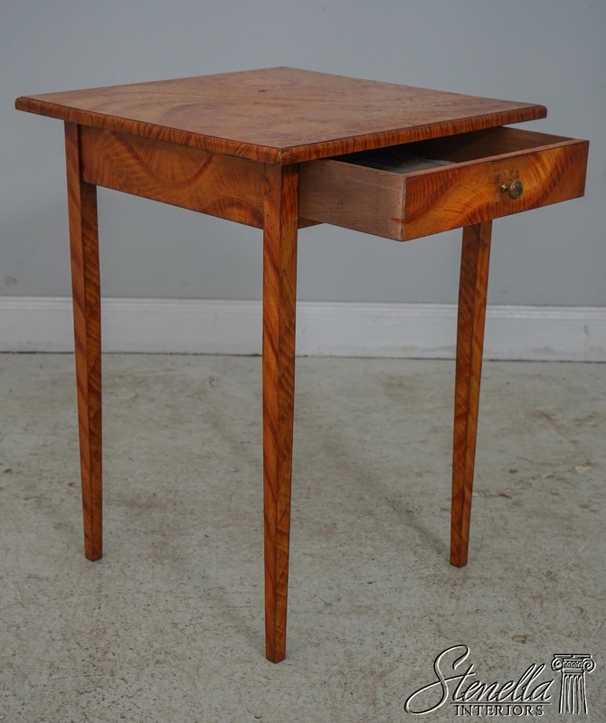 L60558: Country Hand Crafted Sponge Painted 1 Drawer Work Table gallery