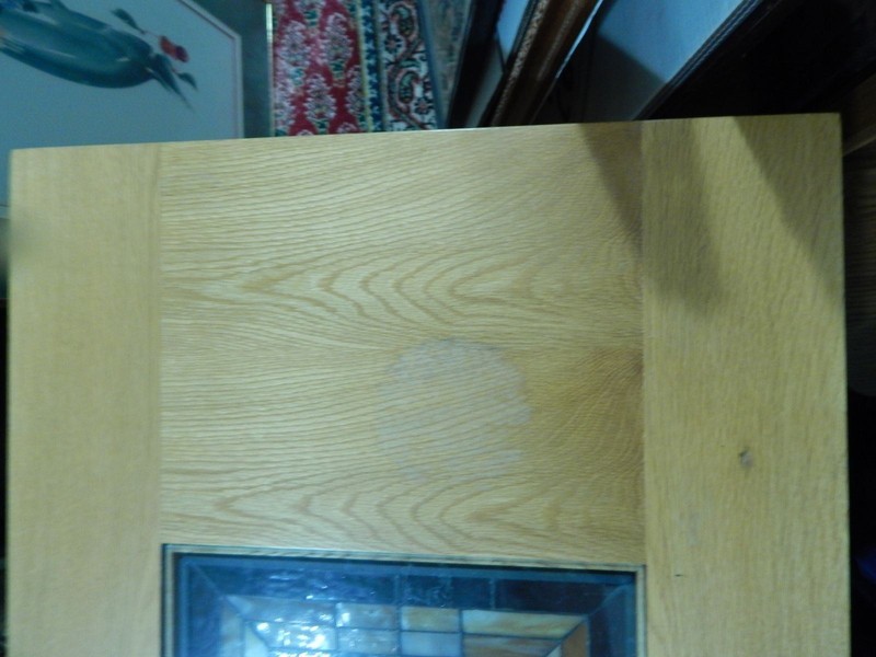 Quoizel Mission Style Oak Table Without Shelf 24" W x 18 1/2 " H x 48"Long gallery