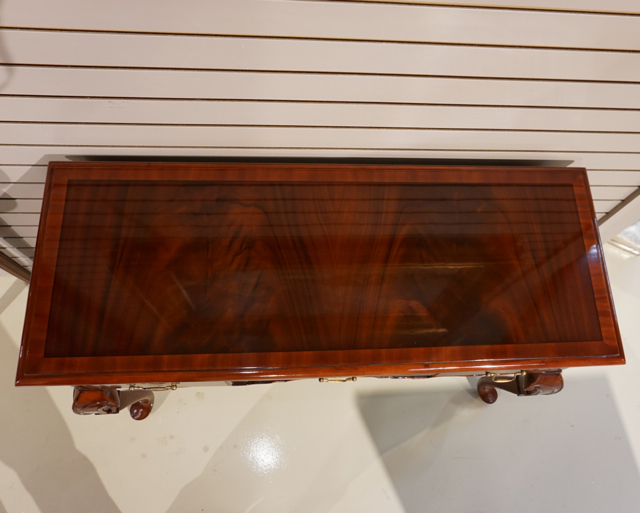 Mahogany wood Traditional Queen Ann Lowboy Wall Console gallery