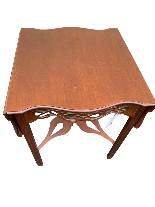 66068 BAKER Historic Charleston Mahogany Dropleaf Lamp Table gallery